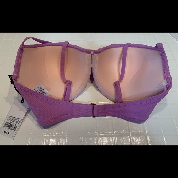 Lavender underwire swimsuit top. 34DD. - Picture 3 of 4